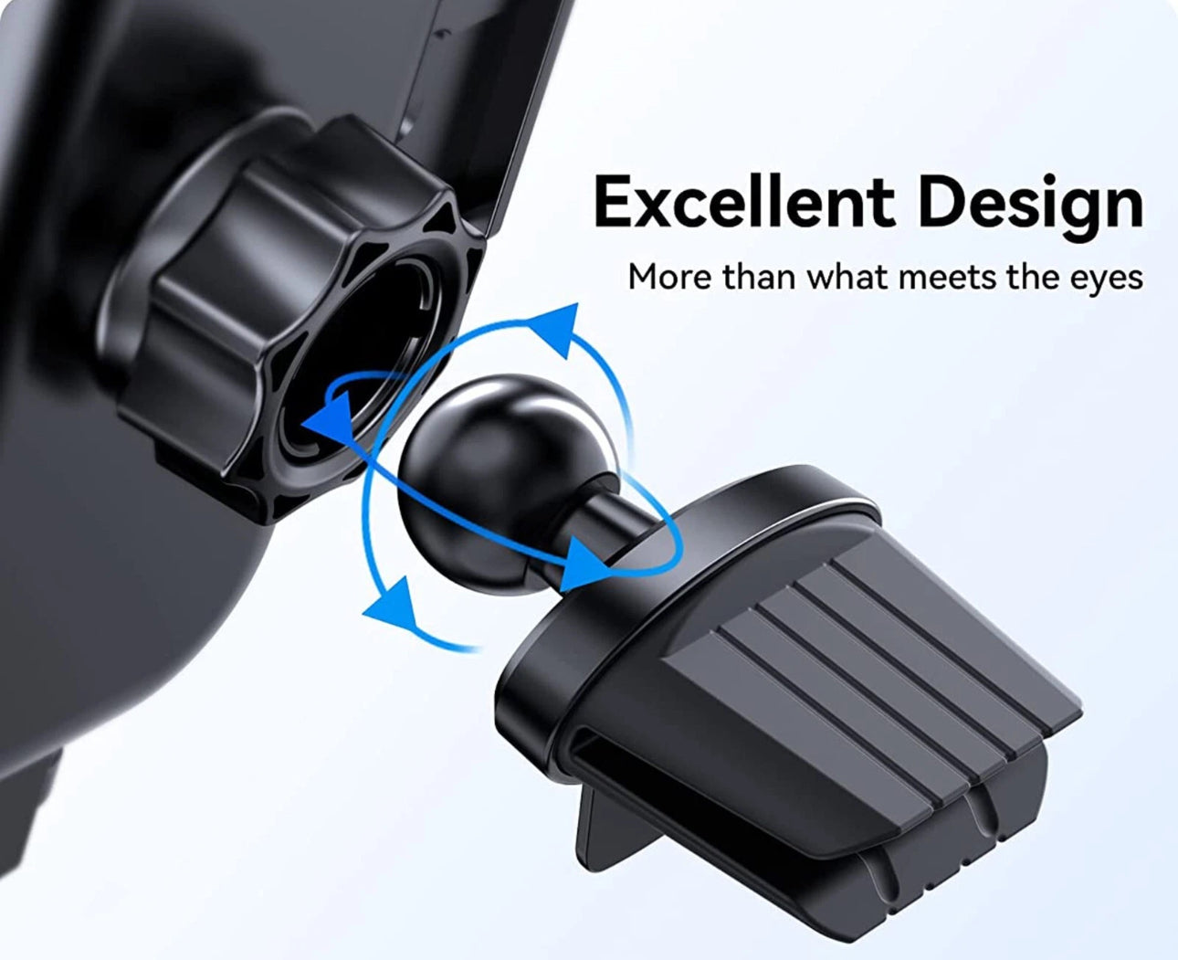 360 Car Air Vent Phone Holder Cradle for iPhone 17, 16e, 16, 15 Pro Max, 15+, 16+ - AF INFINITY