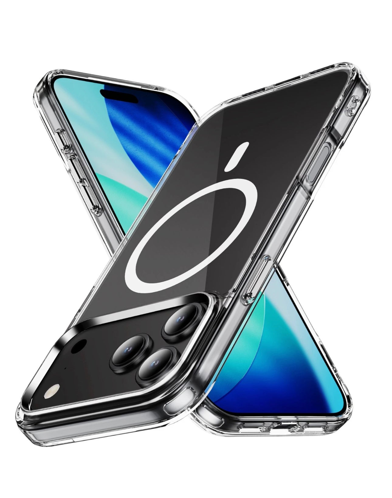 iPhone 17 Pro Max Air Case: Clear, Shockproof, Magsafe TPU Bumper Cover - AF INFINITY